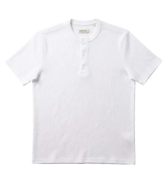 White Henley T-shirt