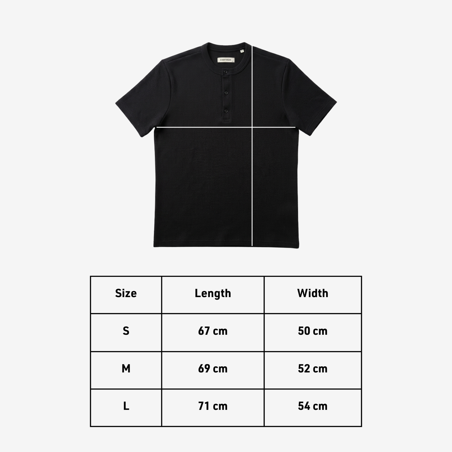 White Henley T-shirt