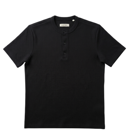 Black Henley T-shirt