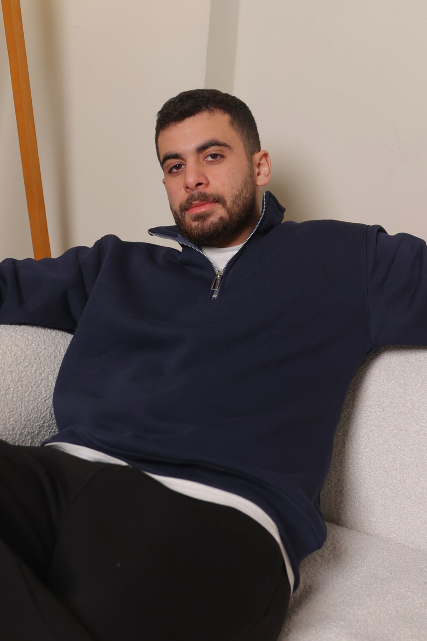 Navy Quarter Zip