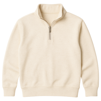 Cream Quarter Zip