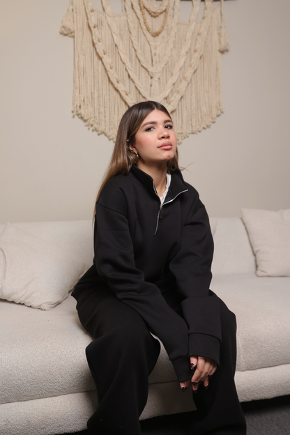 Black Quarter Zip
